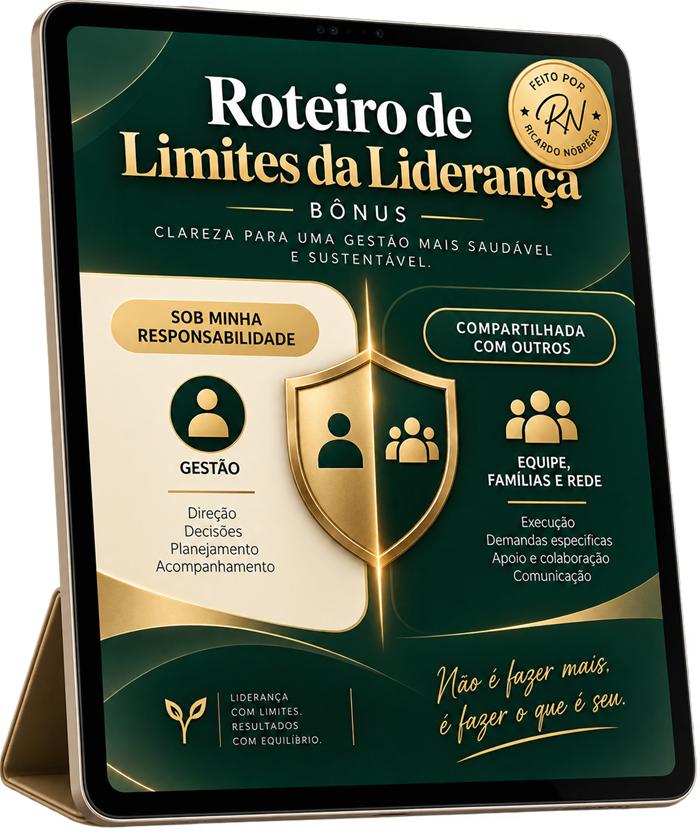 Mockup do Roteiro de Limites da Liderança