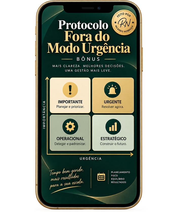 Mockup do Protocolo Fora do Modo Urgência